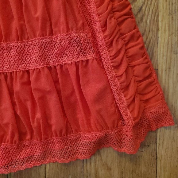 Free People Alicia Lace Mini Dress, red Sz 12 NWT! - Picture 6 of 10